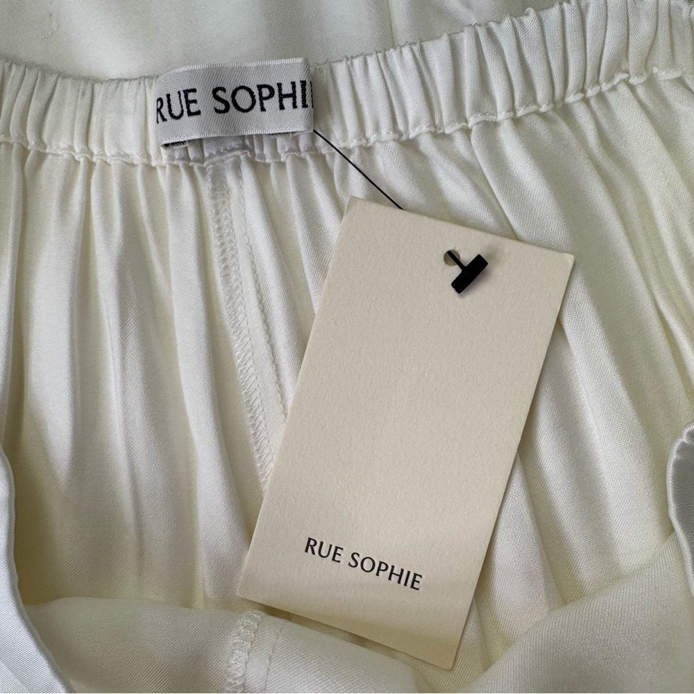 NEW REVOLVE Rue Sophie Shawn Trouser in Alabaster Size Medium - Picture 6 of 9